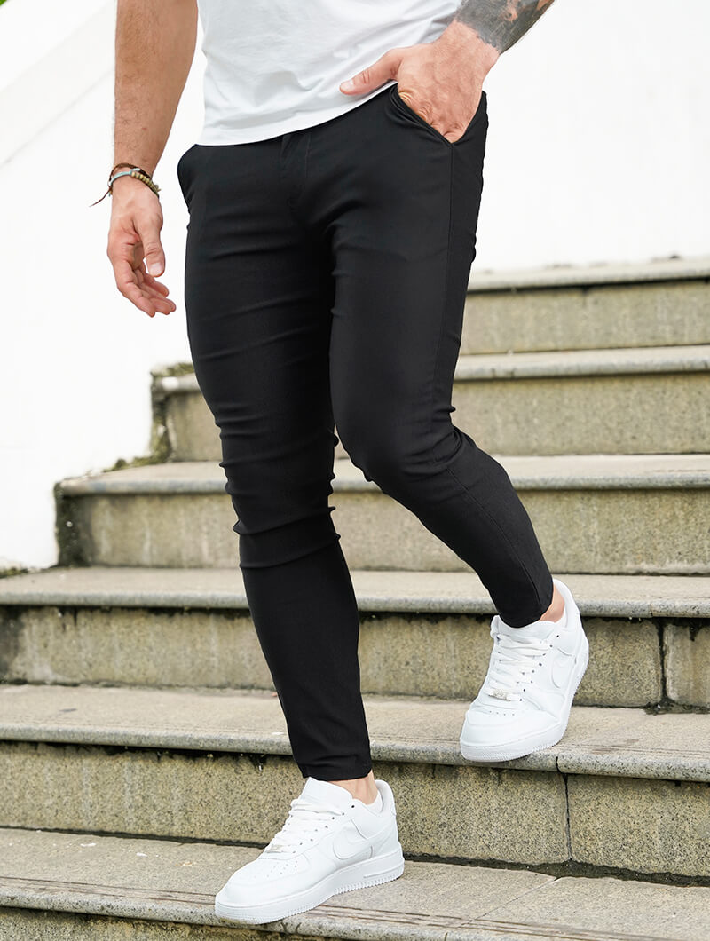 Noa Stretch Pantalón - Negro