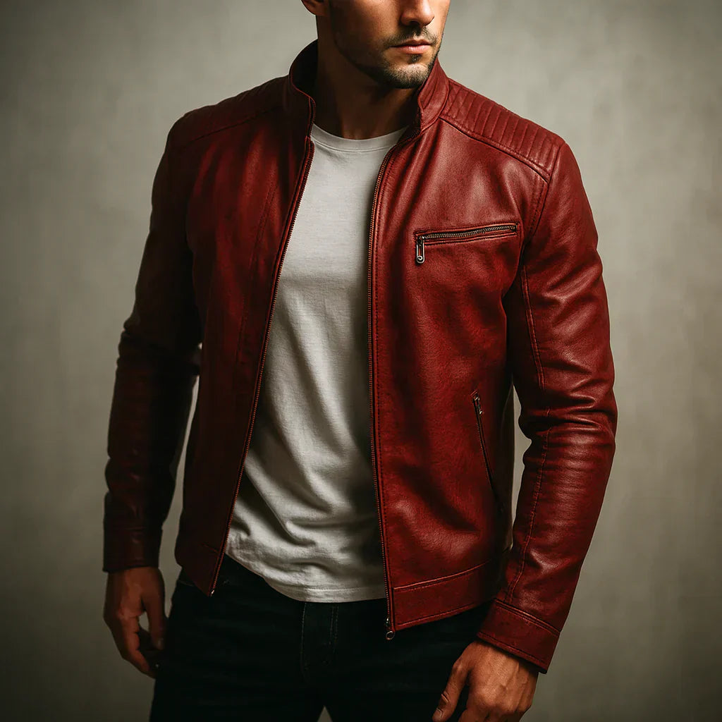 Mario™ | Chaqueta de cuero sintético