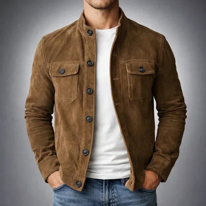 Lorenzo™ | Chaqueta de Ante Clásica