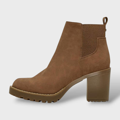 Botines de Tacón Bloque Clásicos Mujer