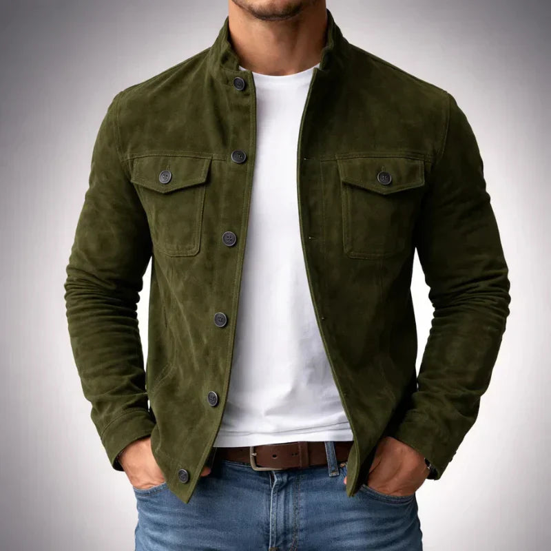 Lorenzo™ | Chaqueta de Ante Clásica