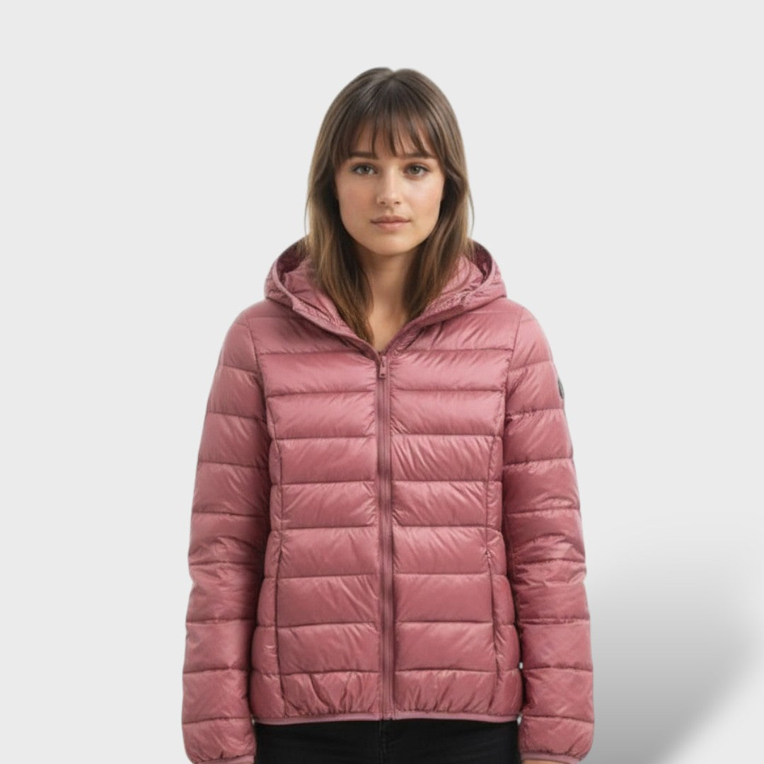 Chaqueta Acolchada Ligera de Plumas Mujer