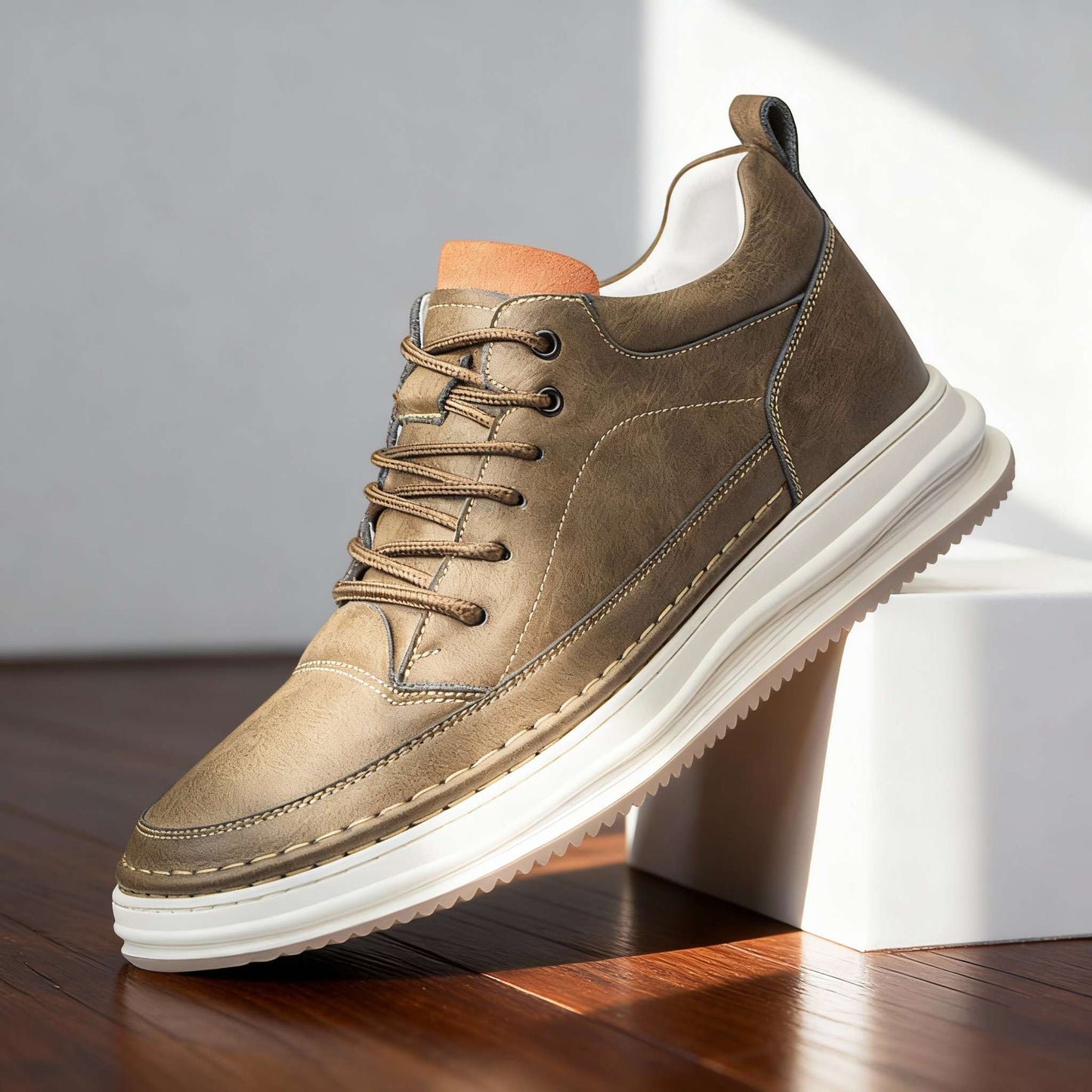 Roberto | Zapatillas de cuero sintético