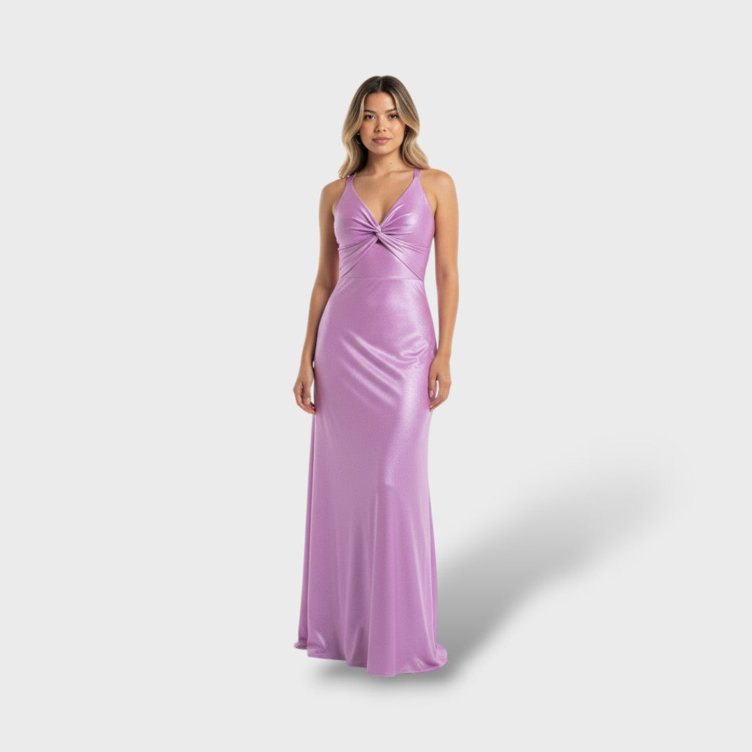 Vestido maxi elegante de fiesta sin mangas