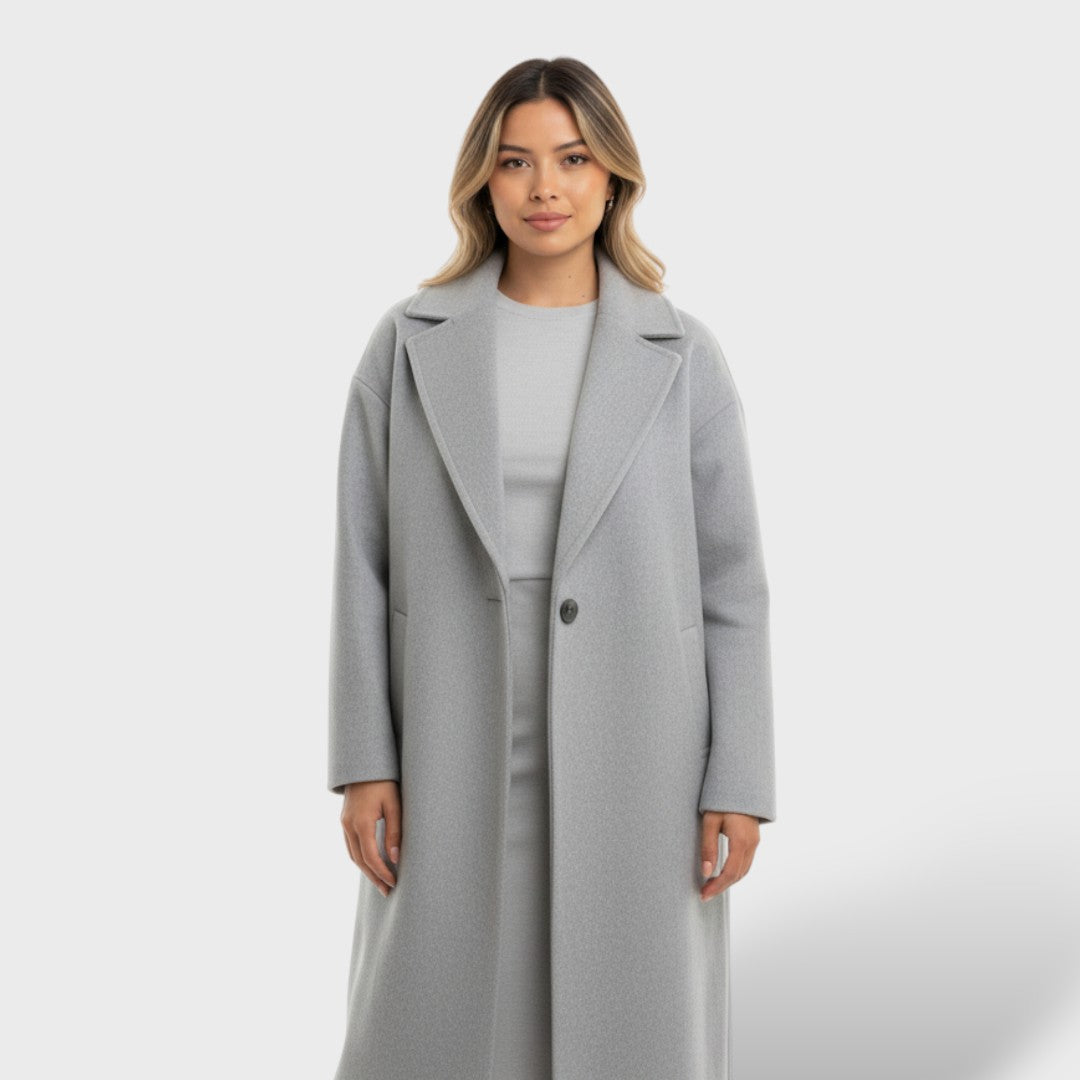Abrigo Femenino Oversized Largo de Invierno