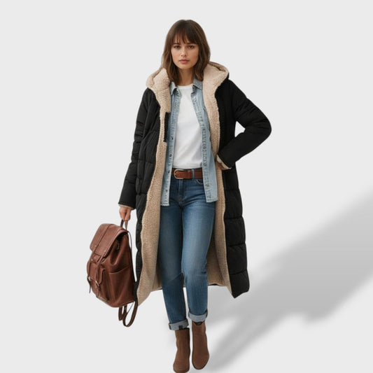 Marina | Abrigo cálido largo mujer